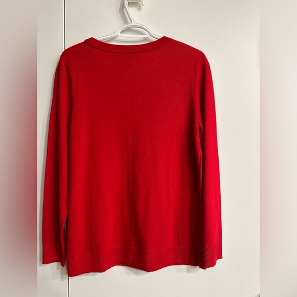 INC INTERNATIONAL CONCEPT RED SWEATER - Picture 2 of 5